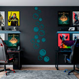 Stickers muraux: Bulles de savon 8