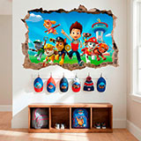 Stickers muraux: Trou La Pat 14