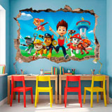 Stickers muraux: Trou La Pat 15