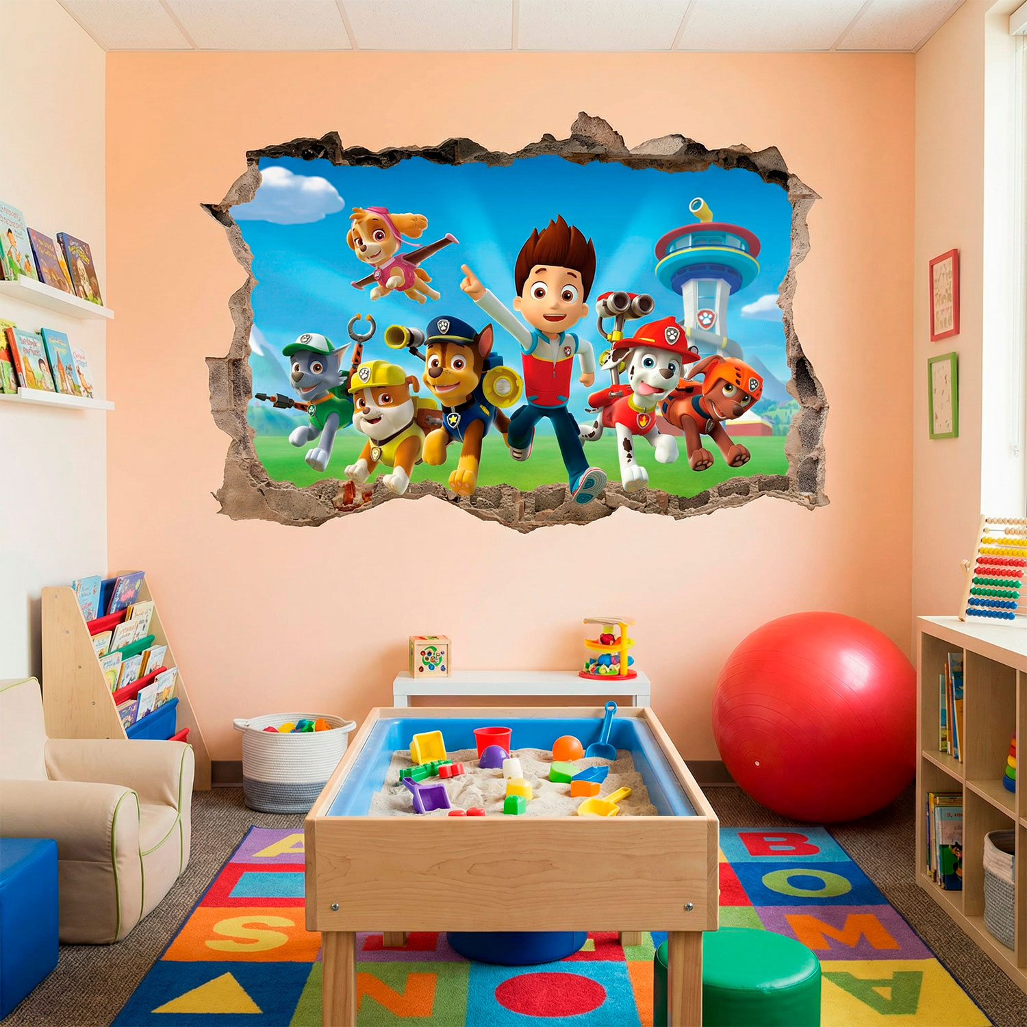 Stickers muraux: Trou La Pat