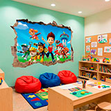 Stickers muraux: Trou La Pat 18