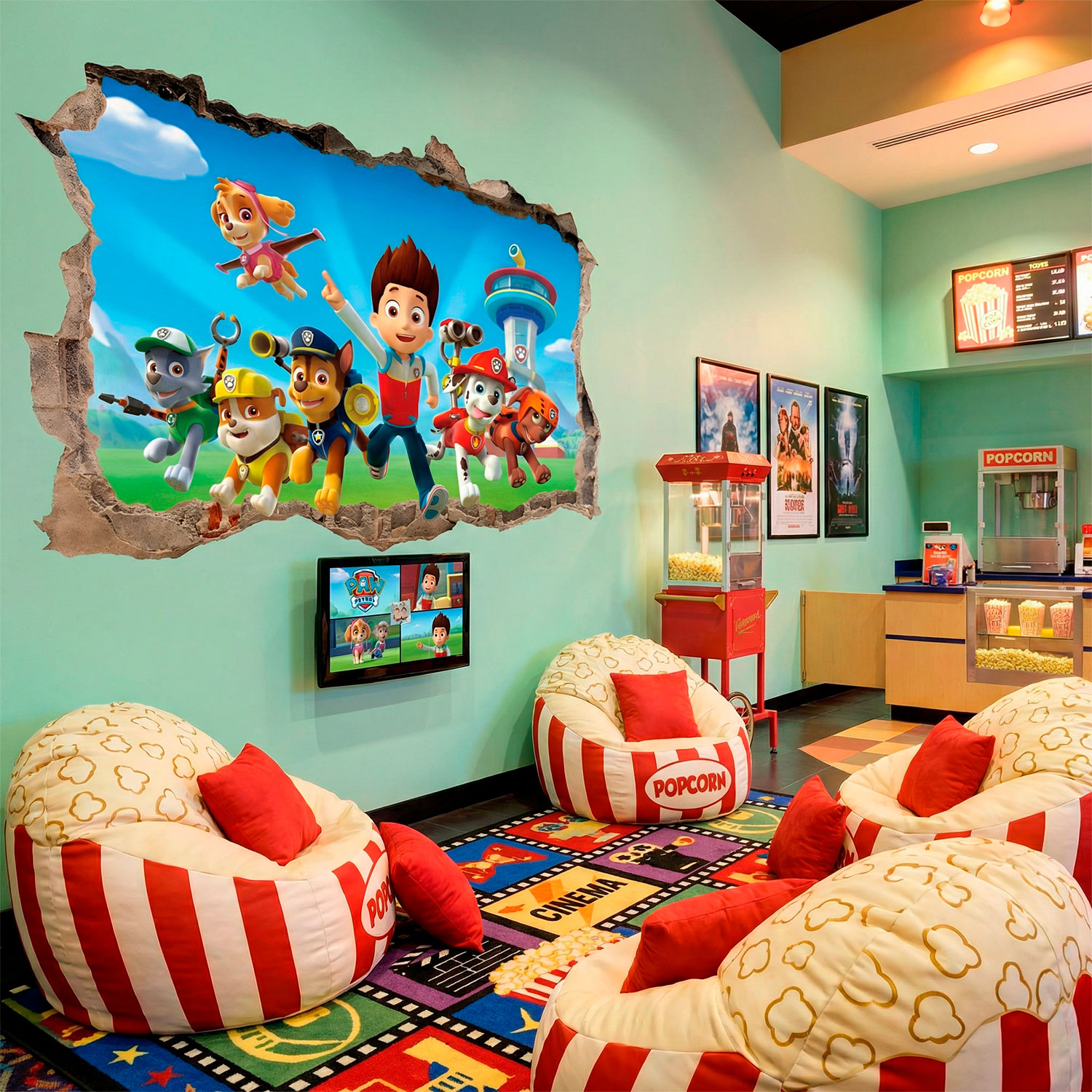 Stickers muraux: Trou La Pat