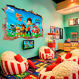 Stickers muraux: Trou La Pat 21