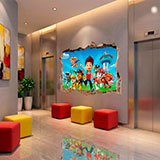 Stickers muraux: Trou La Pat 24