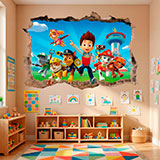 Stickers muraux: Trou La Pat 7