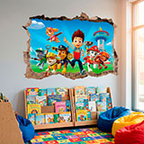 Stickers muraux: Trou La Pat 9