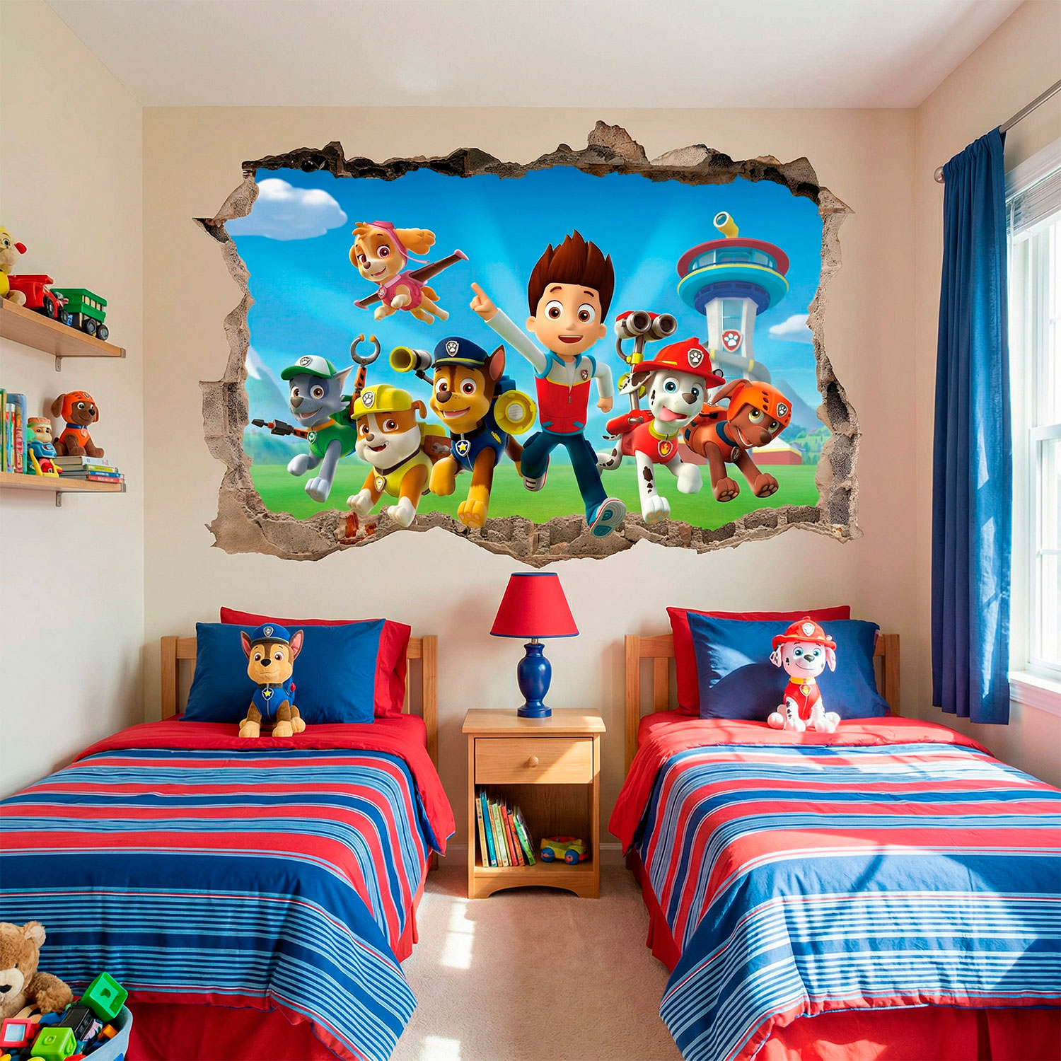 Stickers muraux: Trou La Pat