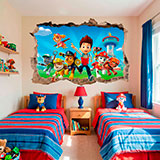 Stickers muraux: Trou La Pat 10