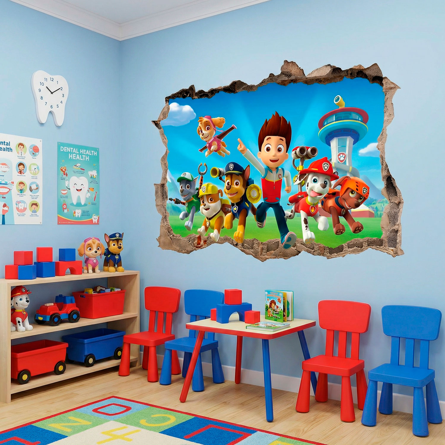 Stickers muraux: Trou La Pat