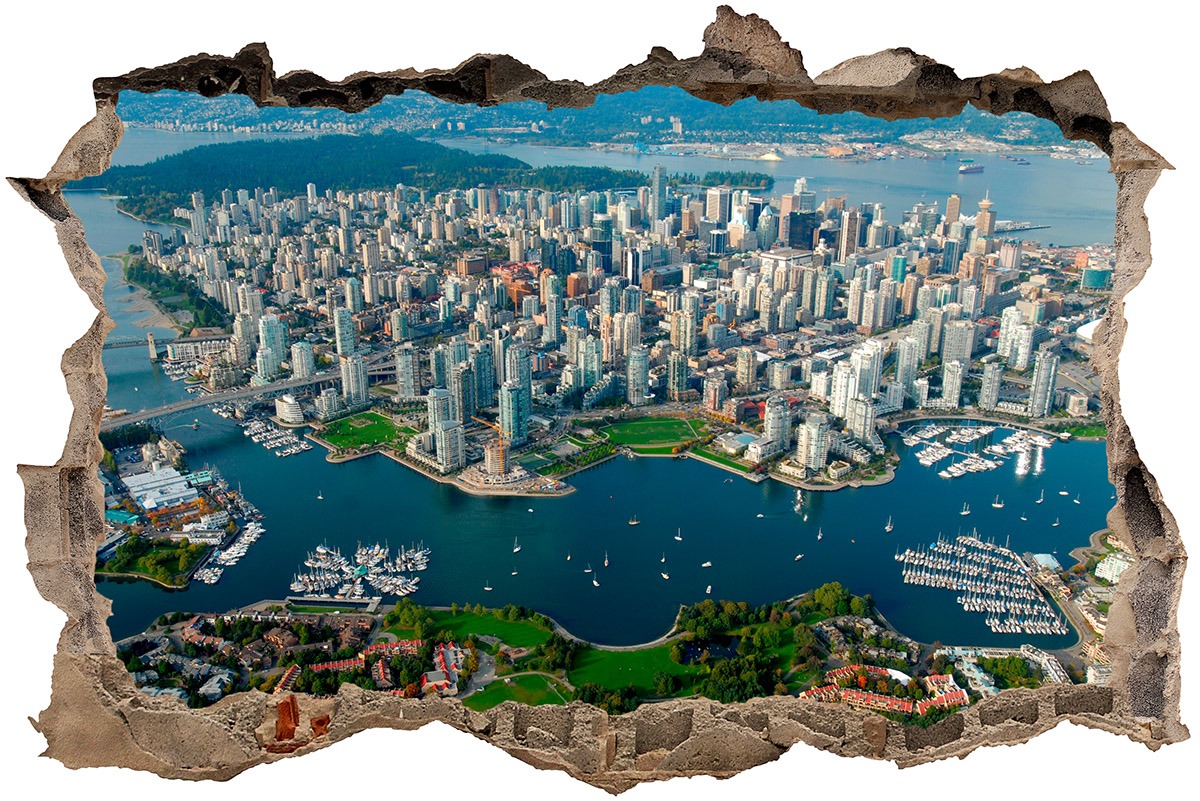 Stickers muraux: Trou Ville de Vancouver