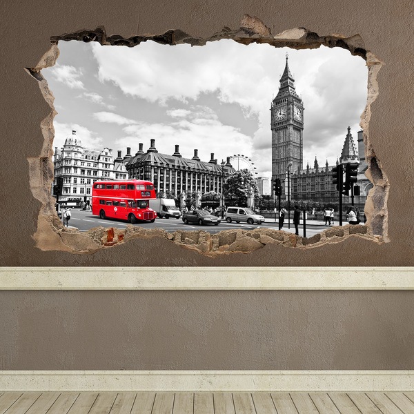 Stickers muraux: Trou Big Ben à Londres
