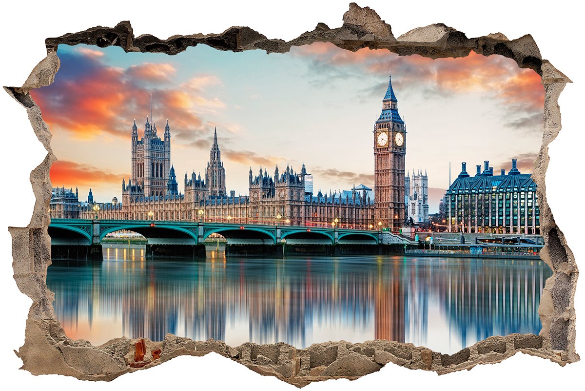Stickers muraux: Trou Londres de la Tamise