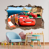 Stickers muraux: Trou Cars 5