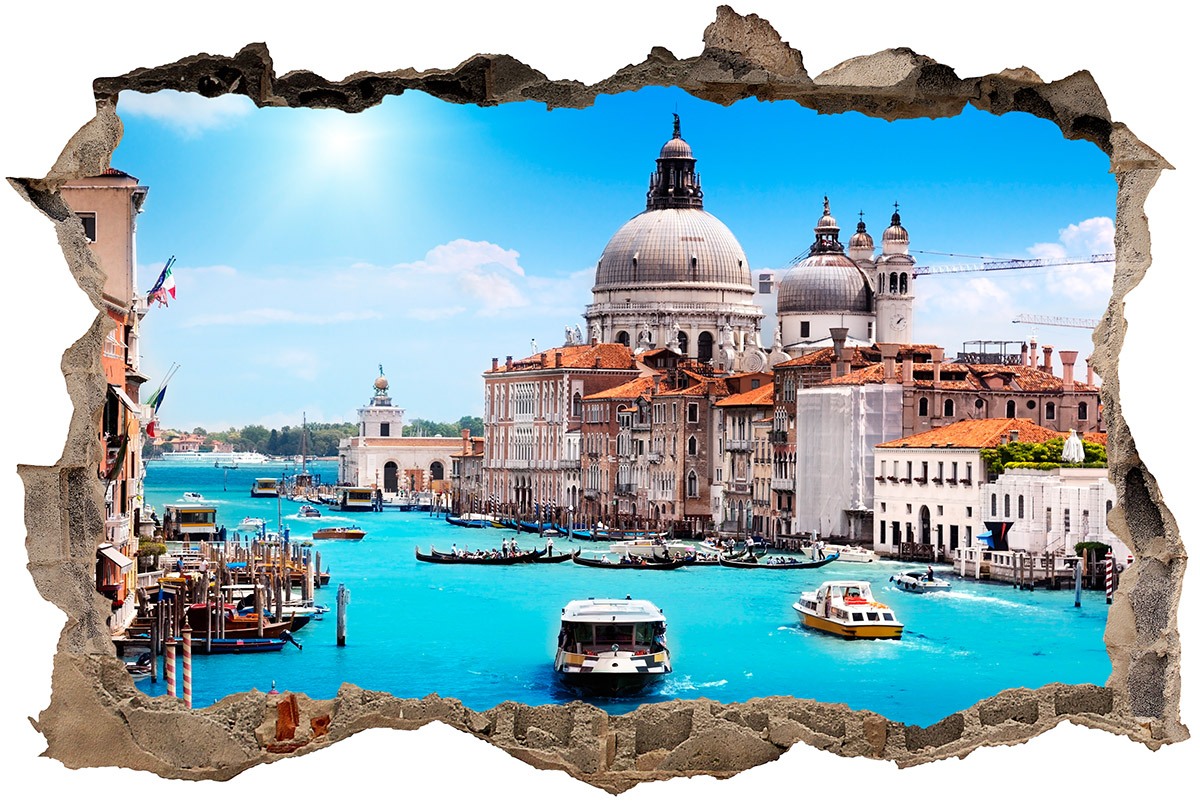 Stickers muraux: Trou Venise