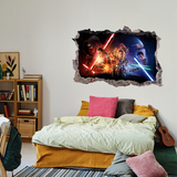 Stickers muraux: Trou Le Réveil de la Force Star Wars 3