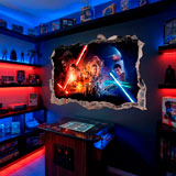 Stickers muraux: Trou Le R&eacute;veil de la Force Star Wars 6