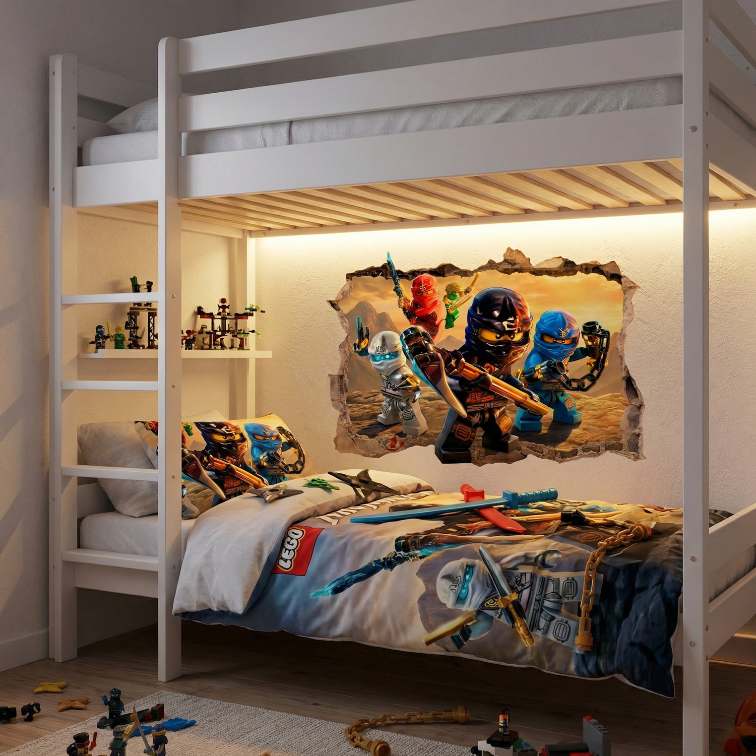 Stickers muraux: Trou Lego Ninjago