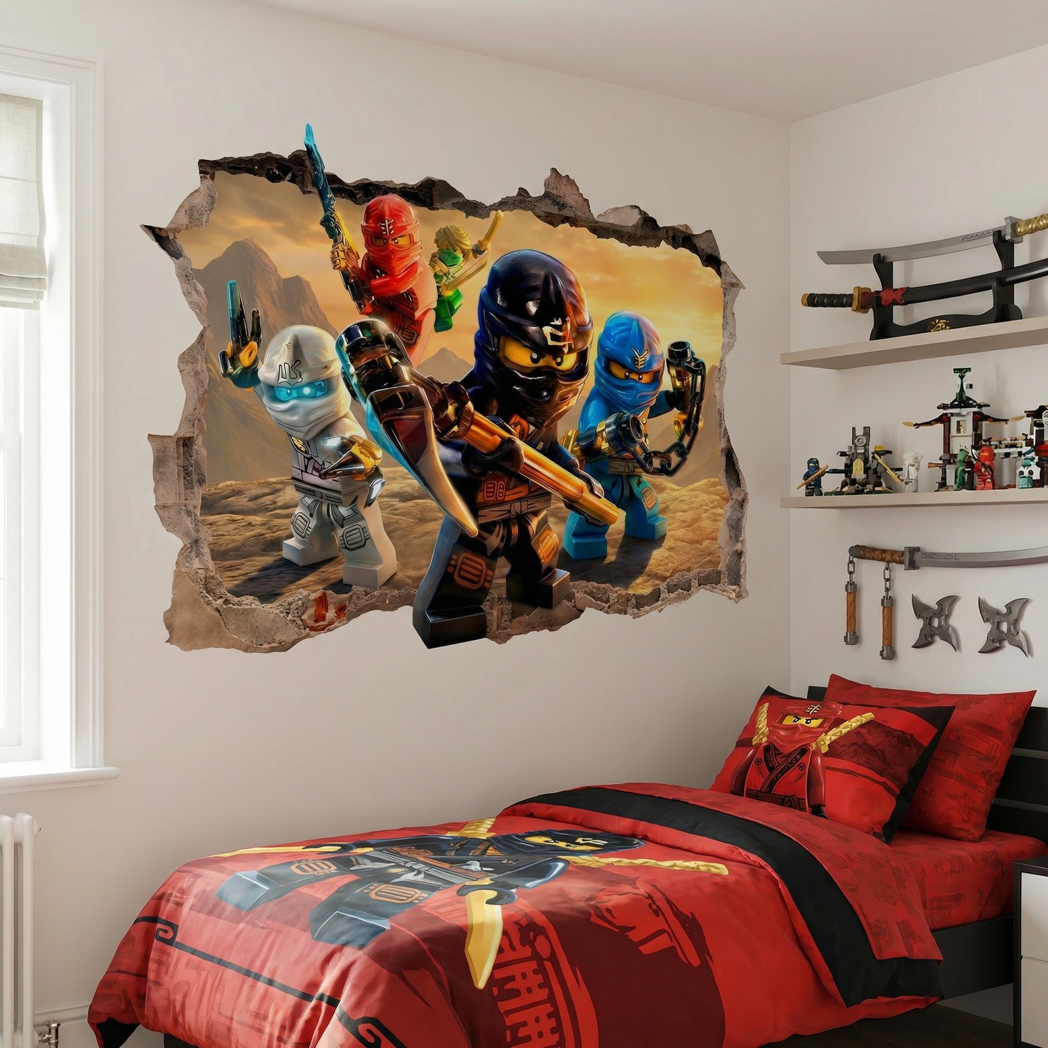 Stickers muraux: Trou Lego Ninjago