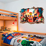 Stickers muraux: Lego, les personnages dans la ville 15