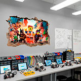 Stickers muraux: Lego, les personnages dans la ville 6