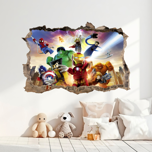Stickers pour enfants: Lego, les Avengers