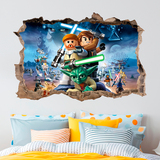 Stickers muraux: Personnages Lego, Star wars 3