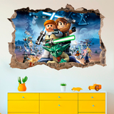 Stickers muraux: Personnages Lego, Star wars 5