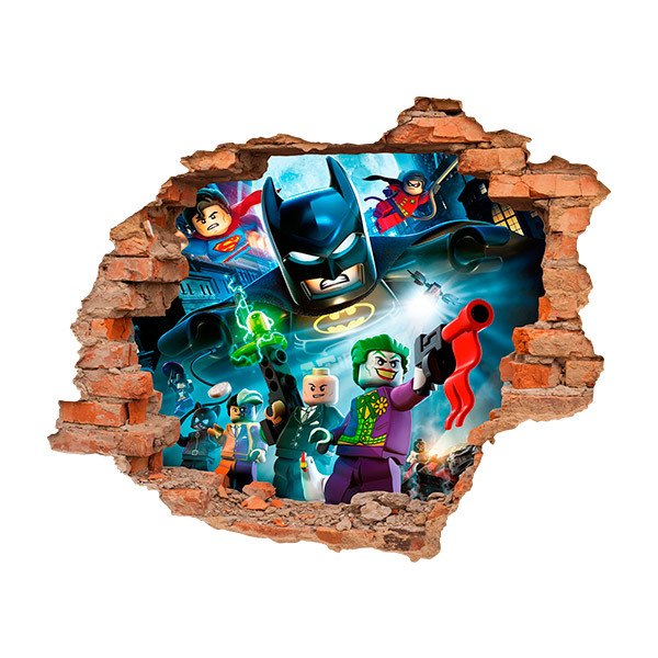 Stickers muraux: Lego, Les méchants à Gotham