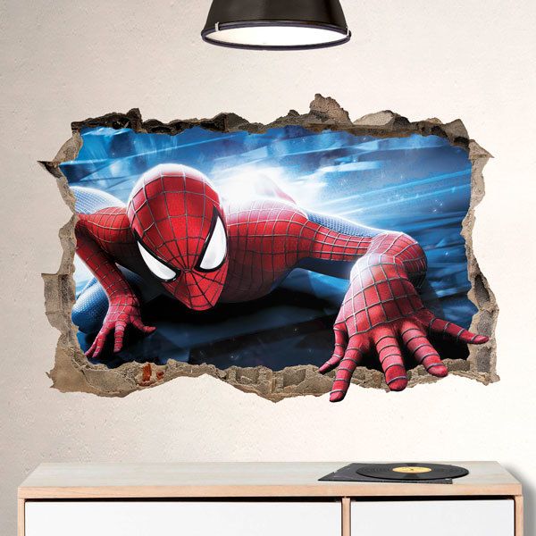 Stickers muraux: Spider-Man en Action 1
