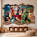 Stickers pour enfants: Les Vengeurs dans la Ville 6