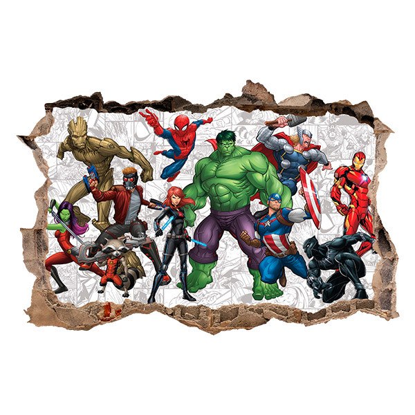 Stickers muraux: Avengers Comic