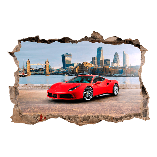 Stickers muraux: Ferrari à Londres