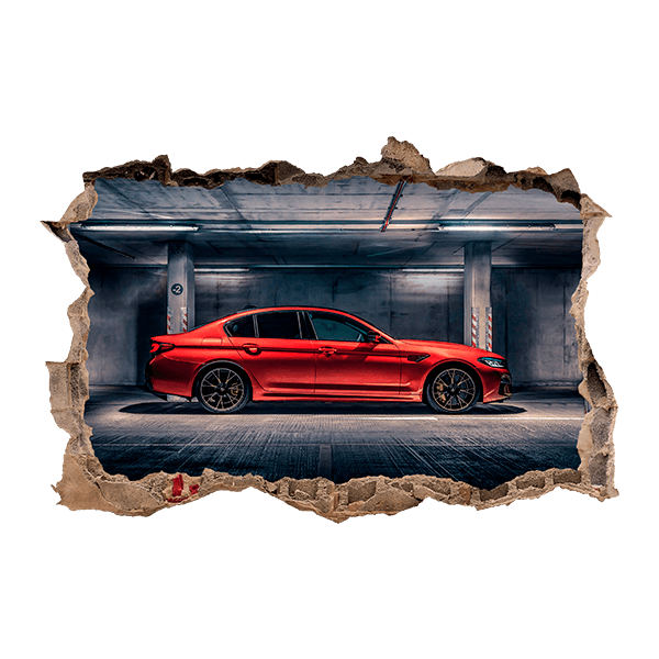 Stickers muraux: BMW dans le garage