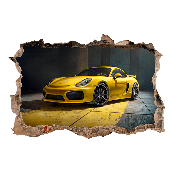 Stickers muraux: Jaune Porsche 0