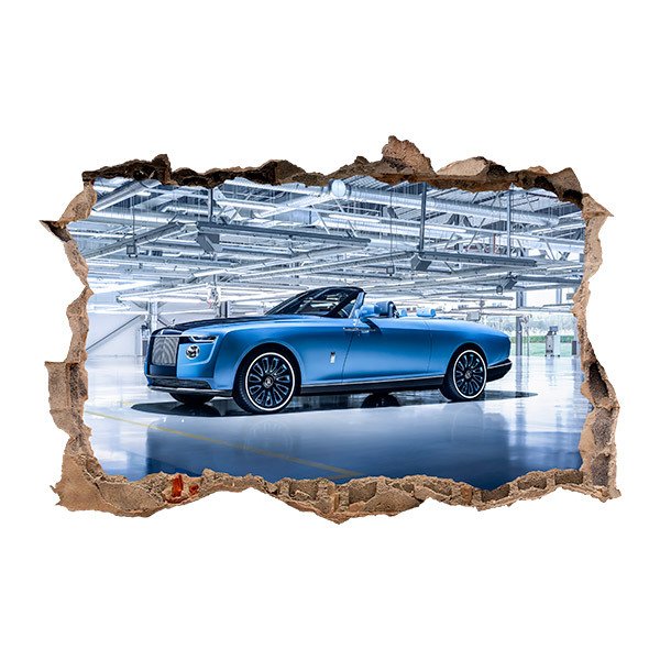 Stickers muraux: Bleu Rolls Royce