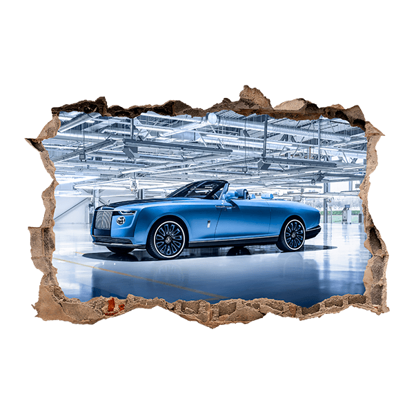 Stickers muraux: Bleu Rolls Royce 0