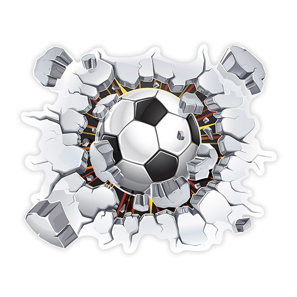 Stickers muraux: Ballon de football