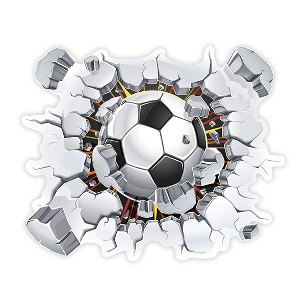 Stickers muraux: Ballon de football 0