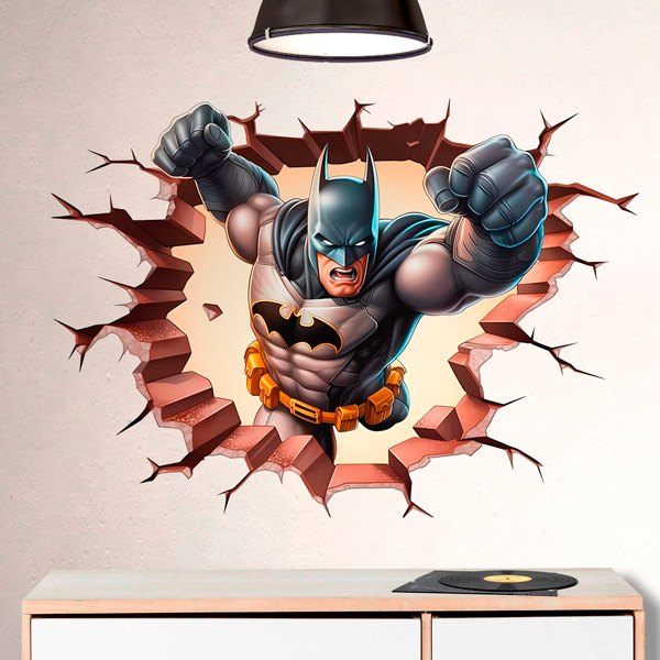 Stickers muraux: Batman en action
