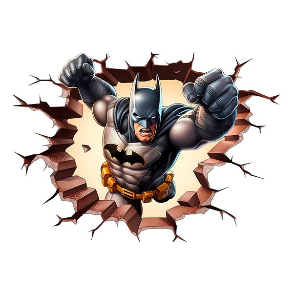Stickers muraux: Batman en action