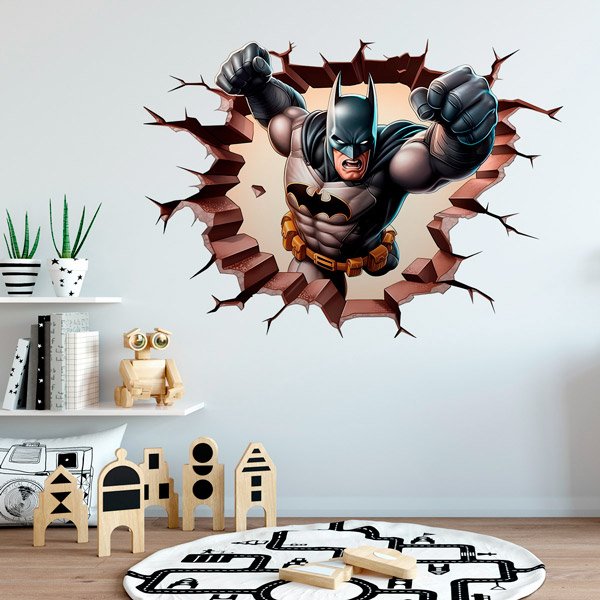 Stickers muraux: Batman en action