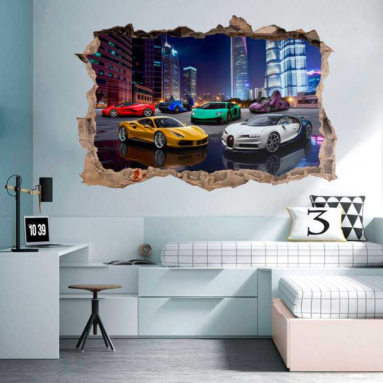 Stickers muraux: Voitures super sportives