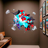 Stickers pour enfants: Trou dans le mur Spider-Verse 13