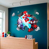 Stickers pour enfants: Trou dans le mur Spider-Verse 16