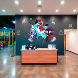 Stickers pour enfants: Trou dans le mur Spider-Verse 9