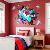Stickers pour enfants: Trou dans le mur Spider-Verse 11