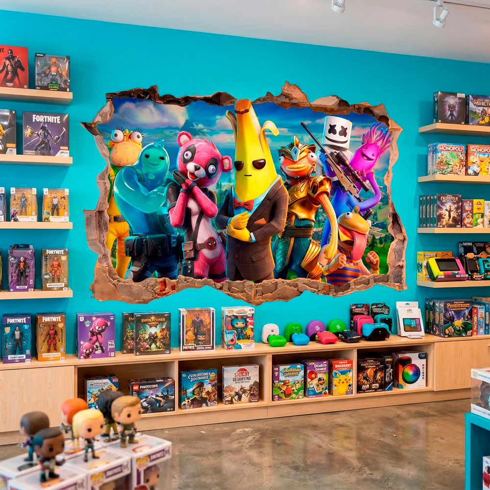 Br&egrave;che Murale H&eacute;ros de Fortnite 12