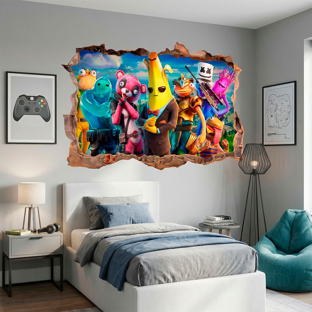 Br&egrave;che Murale H&eacute;ros de Fortnite 3