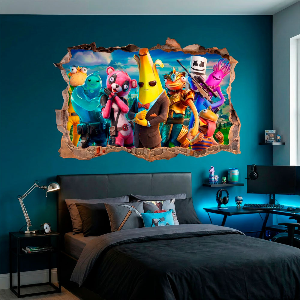 Br&egrave;che Murale H&eacute;ros de Fortnite 5