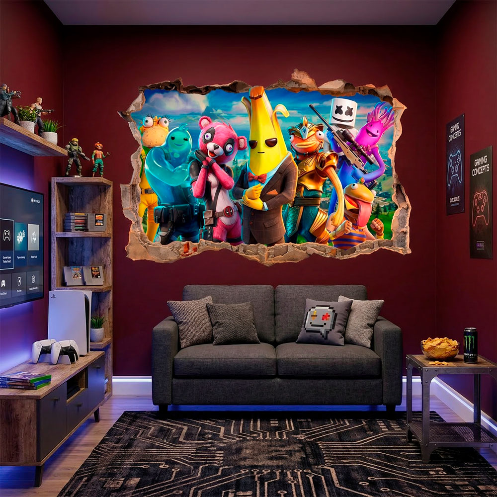 Br&egrave;che Murale H&eacute;ros de Fortnite 6